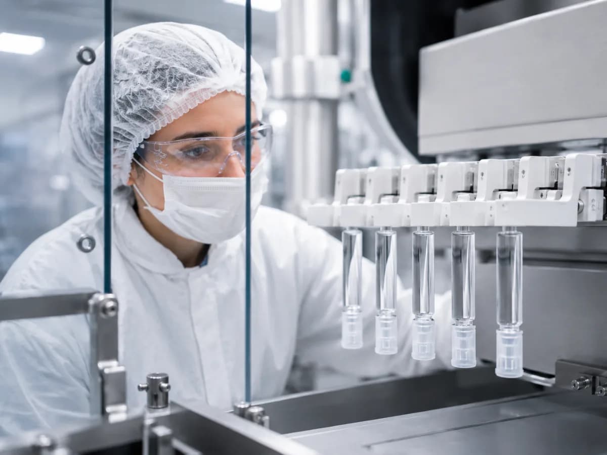GMP-certified CMO/CDMO manufacturing facility