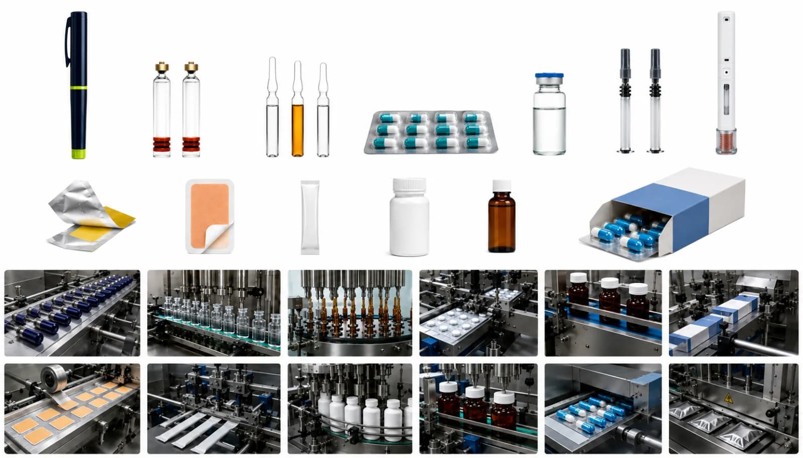Primary and secondary pharmaceutical packaging equipment